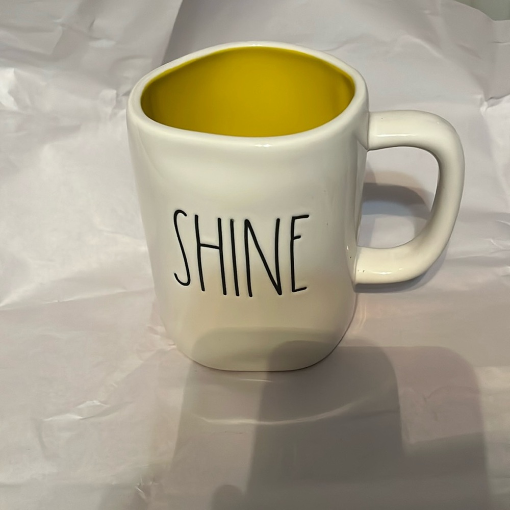 Rae Dunn mug, says  SHINE. NWOT